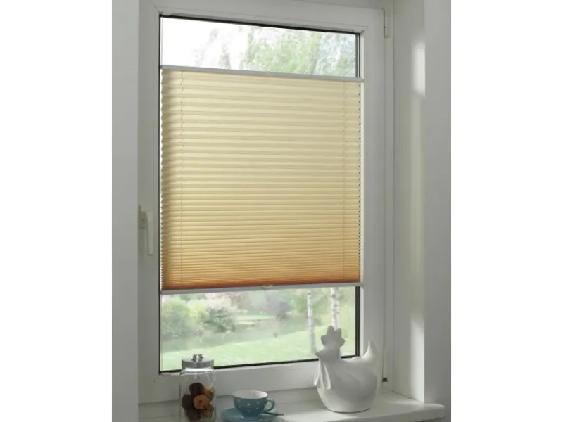 Best Gardinia Plissee Concept Tageslicht 70 cm x 130 cm Beige