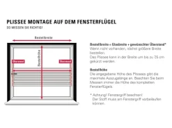 Gardinia Plissee Concept Tageslicht 40 cm x 130 cm Schwarz