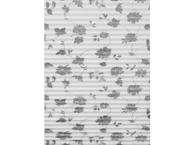 Gardinia Plissee Concept zum Klemmen 50 cm x 130 cm Dekor Blüte