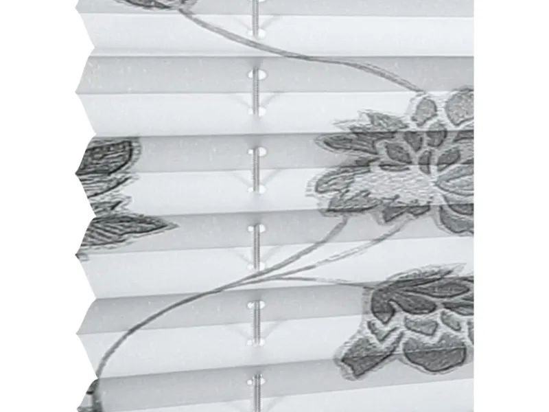 Gardinia Plissee Concept zum Klemmen 50 cm x 130 cm Dekor Blüte