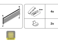 Gardinia Plissee Concept Tageslicht 60 cm x 130 cm Beige