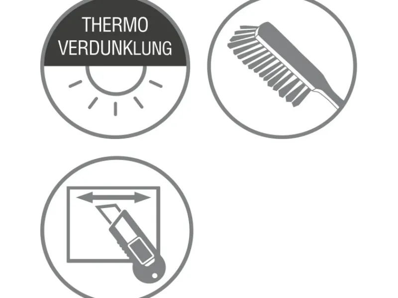 Gardinia Plissee Concept Thermo 80 cm x 130 cm