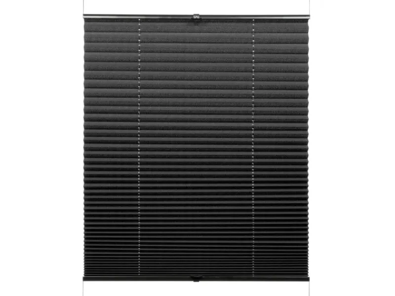 Gardinia Plissee Concept Tageslicht 80 cm x 210 cm Schwarz