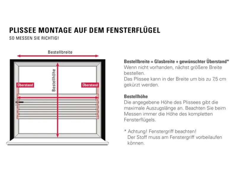 Gardinia Plissee Concept Tageslicht 80 cm x 210 cm Schwarz