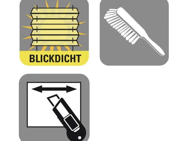 New Gardinia Plissee Concept Tageslicht 100 cm x 130 cm Taupe