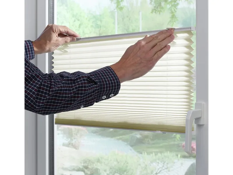 Sale Gardinia Plissee Solo 100 cm x 130 cm Creme