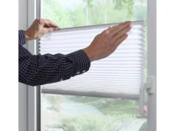 Gardinia Plissee Solo mit Saugnäpfen 100 cm x 130 cm Weiß