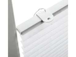 New Gardinia Plissee Solo mit Saugnäpfen 80 cm x 130 cm Weiß