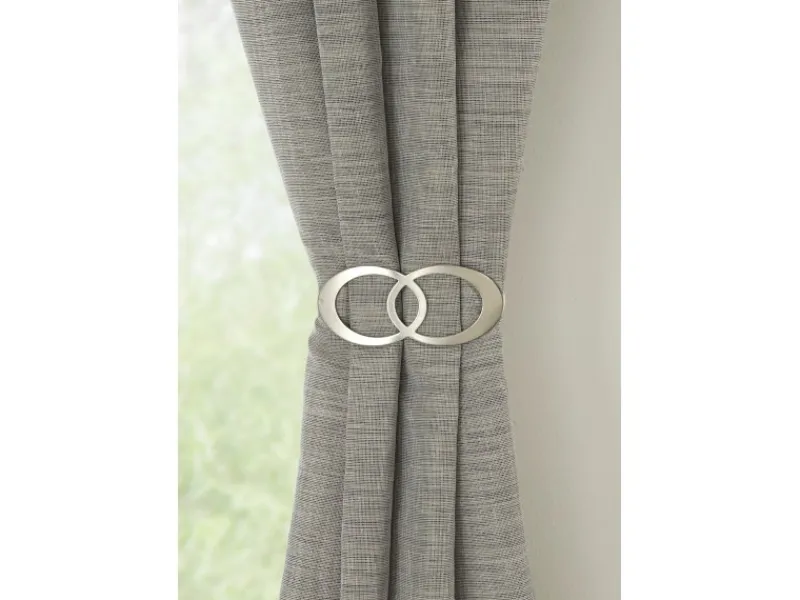 Gardinia Raffspange Infinity Edelstahl gebürstet