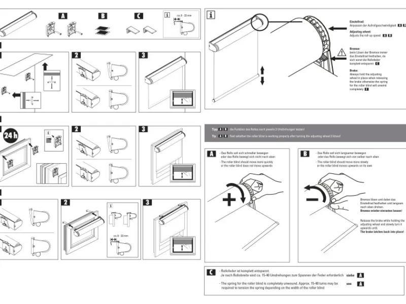 Discount Gardinia Rollo Comfort Move 75 cm x 150 cm Grün