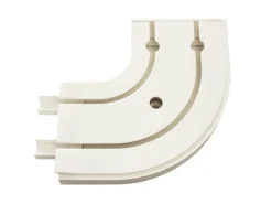 Sale Gardinia Rundbogen 2-läufig GE2 mit Endstücken Weiß 13,5 cm x 13,5 cm 2-er Pack