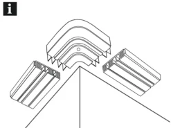Online Gardinia Rundbogen 3-läufig GE3 für Verlängerung Weiß 13,5 cm x 13,5 cm