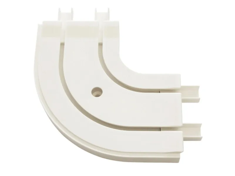 Gardinia Rundbogen 2-läufig GE2 für Verlängerung Weiß 13,5 cm x 13,5 cm