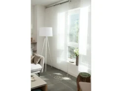 Gardinia Schiebevorhang Flame Weiß 60 cm x 300 cm