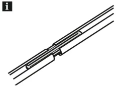 Outlet Gardinia Schienenverbinder für Vorhangschiene 13mm Transparent