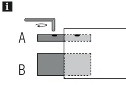 Gardinia Schienenverbinder für Vorhangschiene Luna 1-läufig Metall
