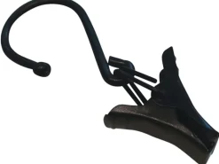 Gardinia Seilklammer für Seilspanngarnituren Schwarz - Matt 20 Stück