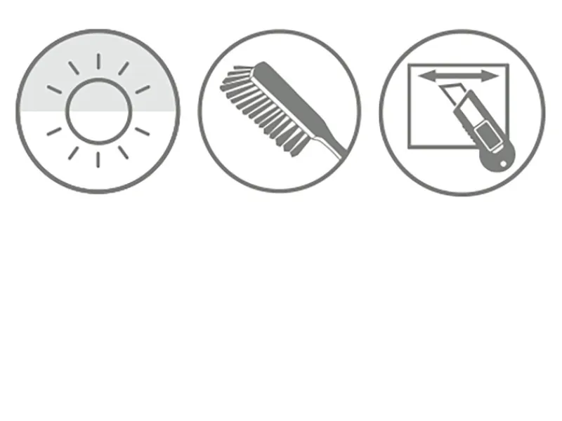 Gardinia Seitenzug-Rollo Dekor Silvalin 162 cm x 180 cm Natur