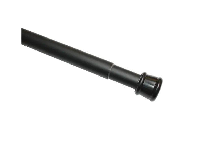 Gardinia Spannstange Ø 23/26 mm Schwarz 130 cm - 220 cm