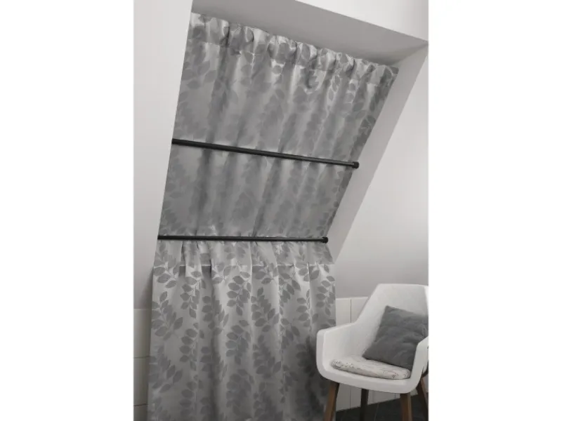 Gardinia Spannstange Ø 23/26 mm Schwarz 130 cm - 220 cm