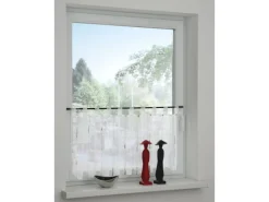 Gardinia Spannvitrage Ø 7/9 mm Schwarz-Matt 90 cm - 130 cm