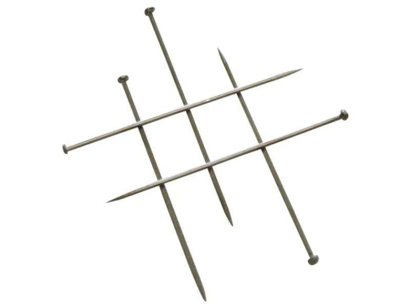 Gardinia Stecknadeln Metall Chrom 300-er Pack