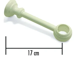 Hot Gardinia Träger Bifo für Ø 28 mm geschlossen Weiß 17 cm