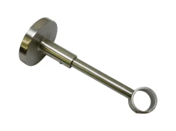 Hot Gardinia Träger Chicago für Ø 20 mm geschlossen optik 12 cm Edelstahl