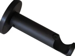 Gardinia Träger Chicago Offen für Gardinenstange Ø 20 mm Schwarz - Matt