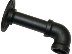 Outlet Gardinia Träger Industrial Home für Gardinenstange Ø 25 mm 10 cm Schwarz