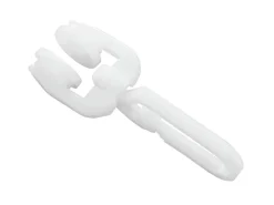 Online Gardinia T-Rollringe mit Faltenlegehaken Weiß 20-er Pack