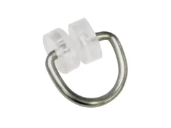 Gardinia T-Rollringe Silber/Transparent 20-er Pack