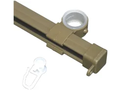 Best Gardinia U-Laufschiene 190 cm Beige