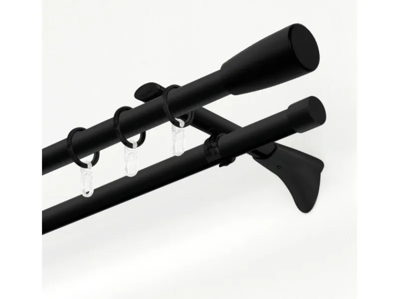 Hot Gardinia Universal Träger Chicago 1 - und 2 - Lauf Schwarz - Matt