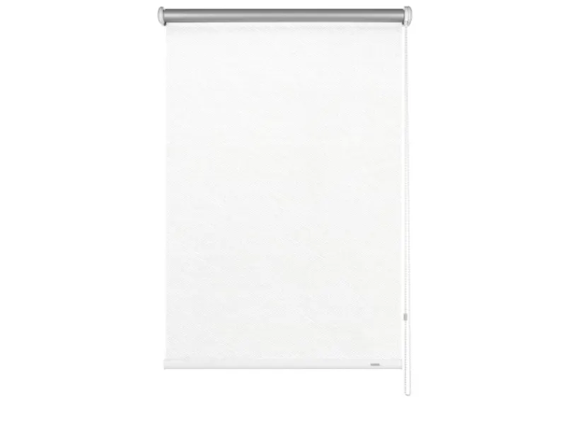 Hot Gardinia Verdunkelungsrollo Thermo Streifen 92 cm x 180 cm Weiß