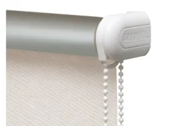 Hot Gardinia Verdunkelungsrollo Thermo Streifen 92 cm x 180 cm Weiß