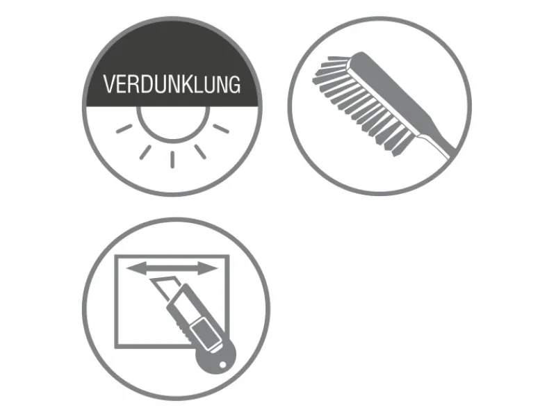 Gardinia Verdunkelungsrollo Blackout 142 cm x 180 cm Weiß