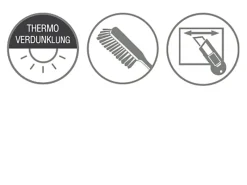 Sale Gardinia Verdunkelungsrollo Thermo Struktur 82 cm x 180 cm Natur