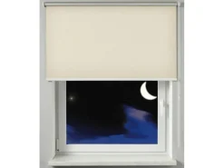 Gardinia Verdunkelungsrollo Thermo Struktur 92 cm x 180 cm Natur