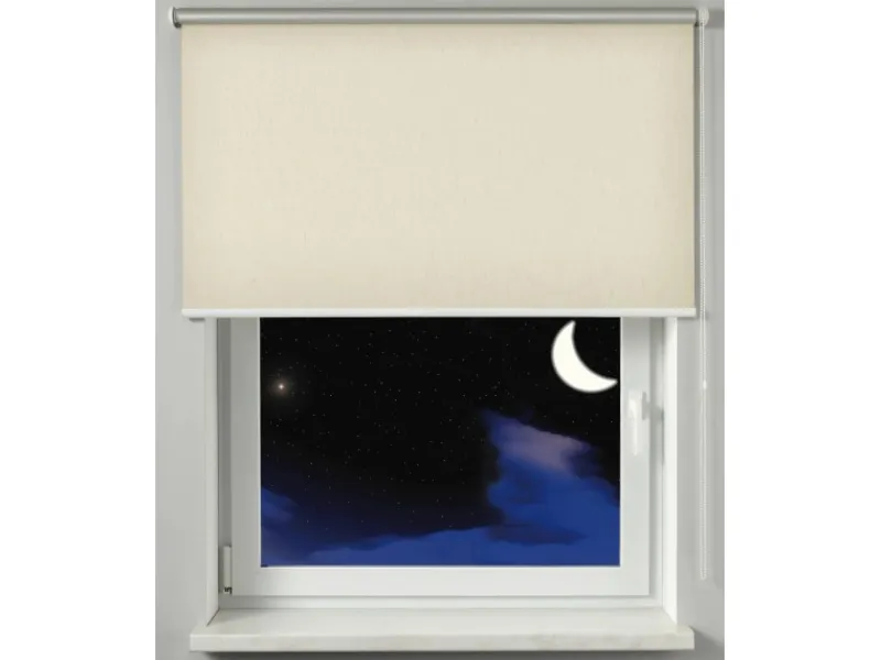 Discount Gardinia Verdunkelungsrollo Thermo Struktur 162 cm x 180 cm Natur