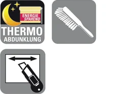 Gardinia Verdunkelungsrollo Thermo 62 cm x 180 cm