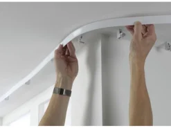 Outlet Gardinia Vorhangschiene Flexline Kunststoff 350 cm