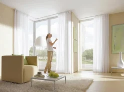 New Gardinia Vorhangschiene 2-läufig GE2 Weiß 120 cm