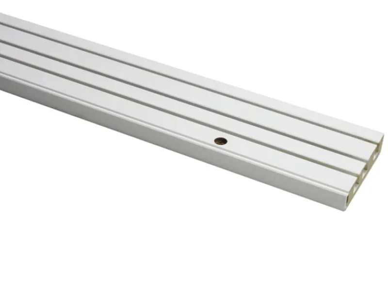 Gardinia Vorhangschiene 3-läufig GE3 Weiß 150 cm