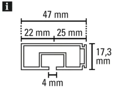 Best Gardinia Vorhangschiene 1-läufig GE1 Weiß 210 cm