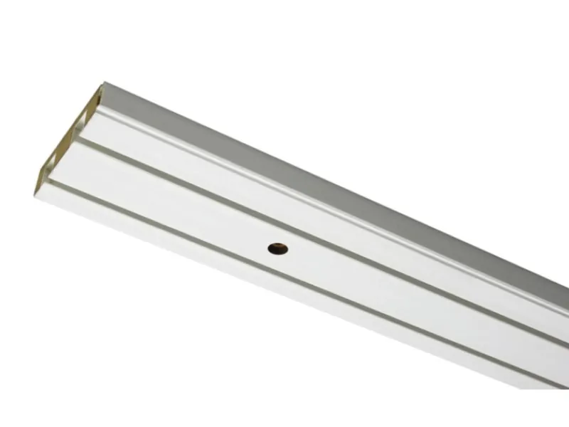 Gardinia Vorhangschiene 2-läufig GE2 Weiß 300 cm