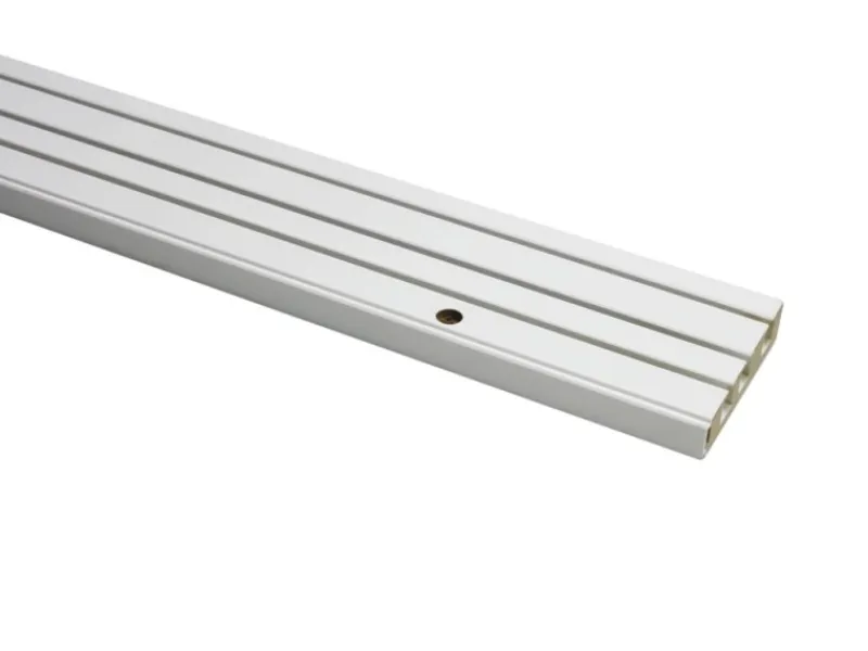 Gardinia Vorhangschiene 3-läufig GE3 Weiß 210 cm