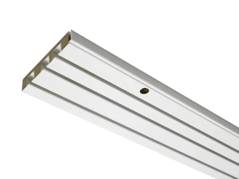 Gardinia Vorhangschiene 3-läufig GE3 Weiß 210 cm