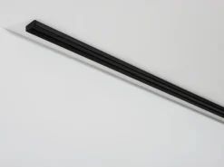 New Gardinia Vorhangschienen-Set 1-Lauf Schwarz 150 cm