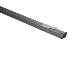 Sale Gardinia Vorhangschienen-Set Lucy 1-läufig 230 cm Silber